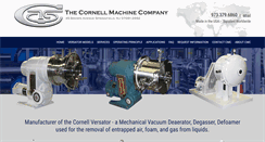 Desktop Screenshot of cornellmachine.com